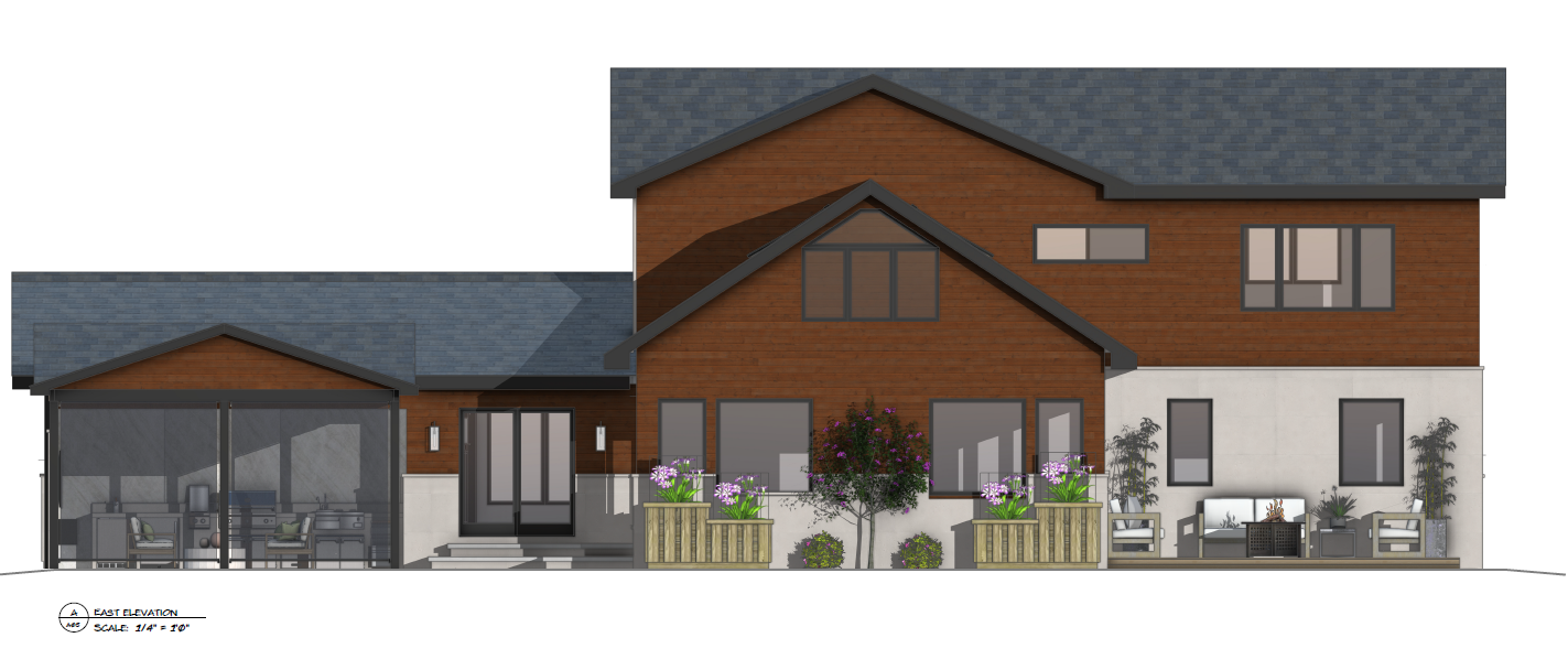 Family Home Elevation — Rear