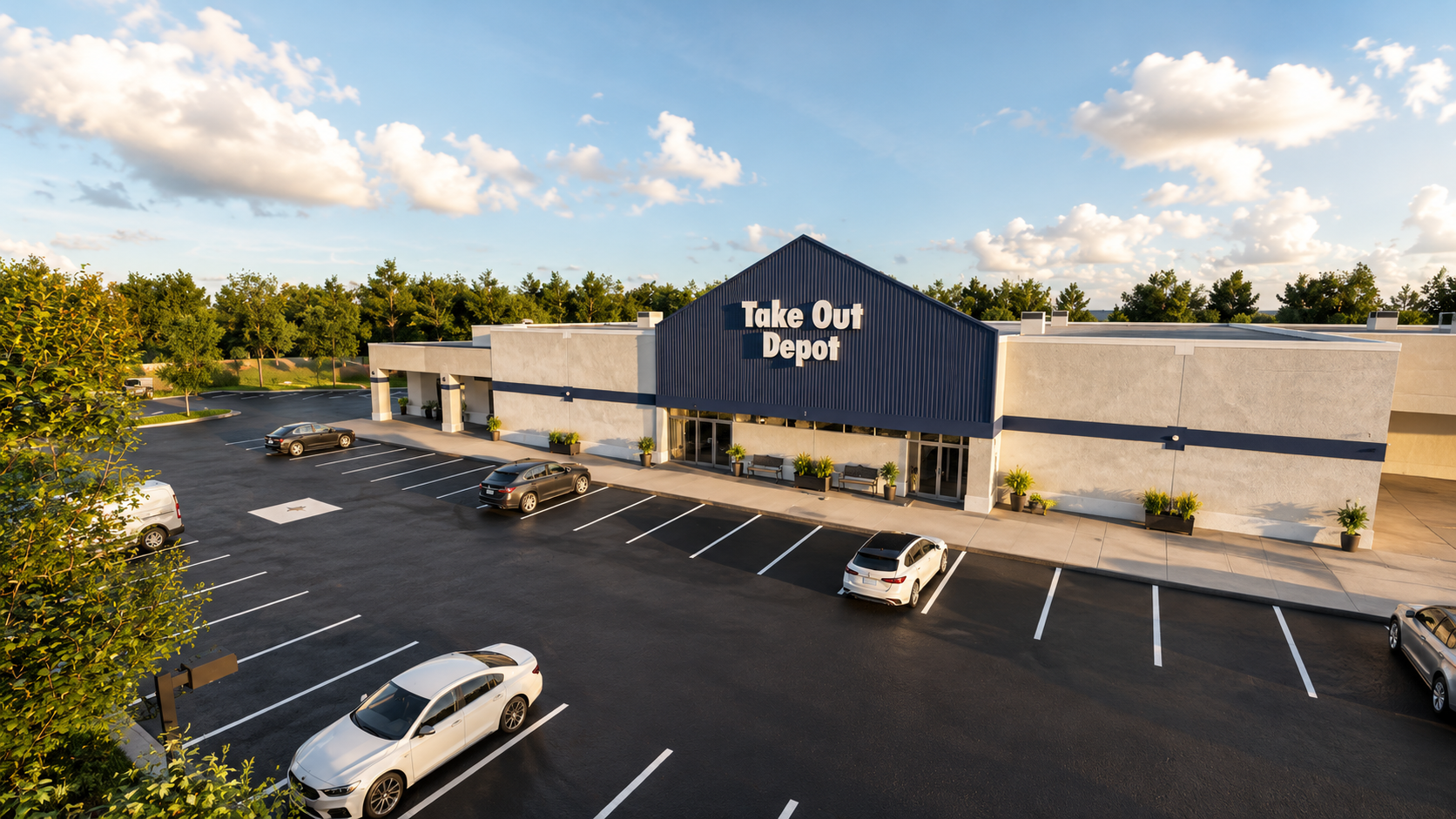 Take Out Depot — Exterior Daytime