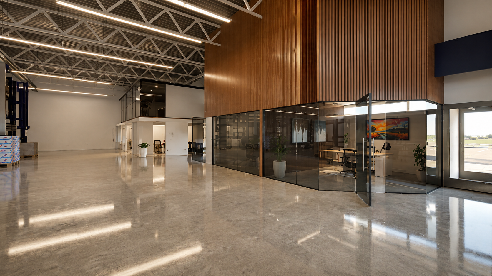 Take Out Depot — Open Interior, Main Floor