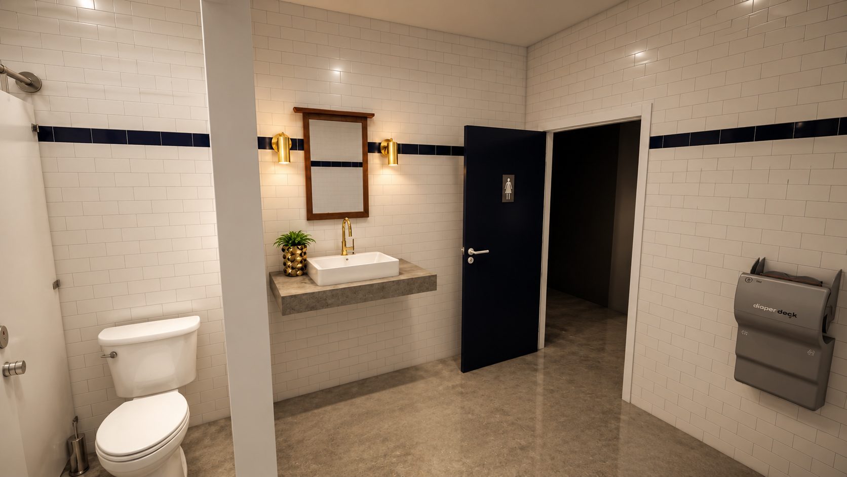 Take Out Depot — Bathroom Detail