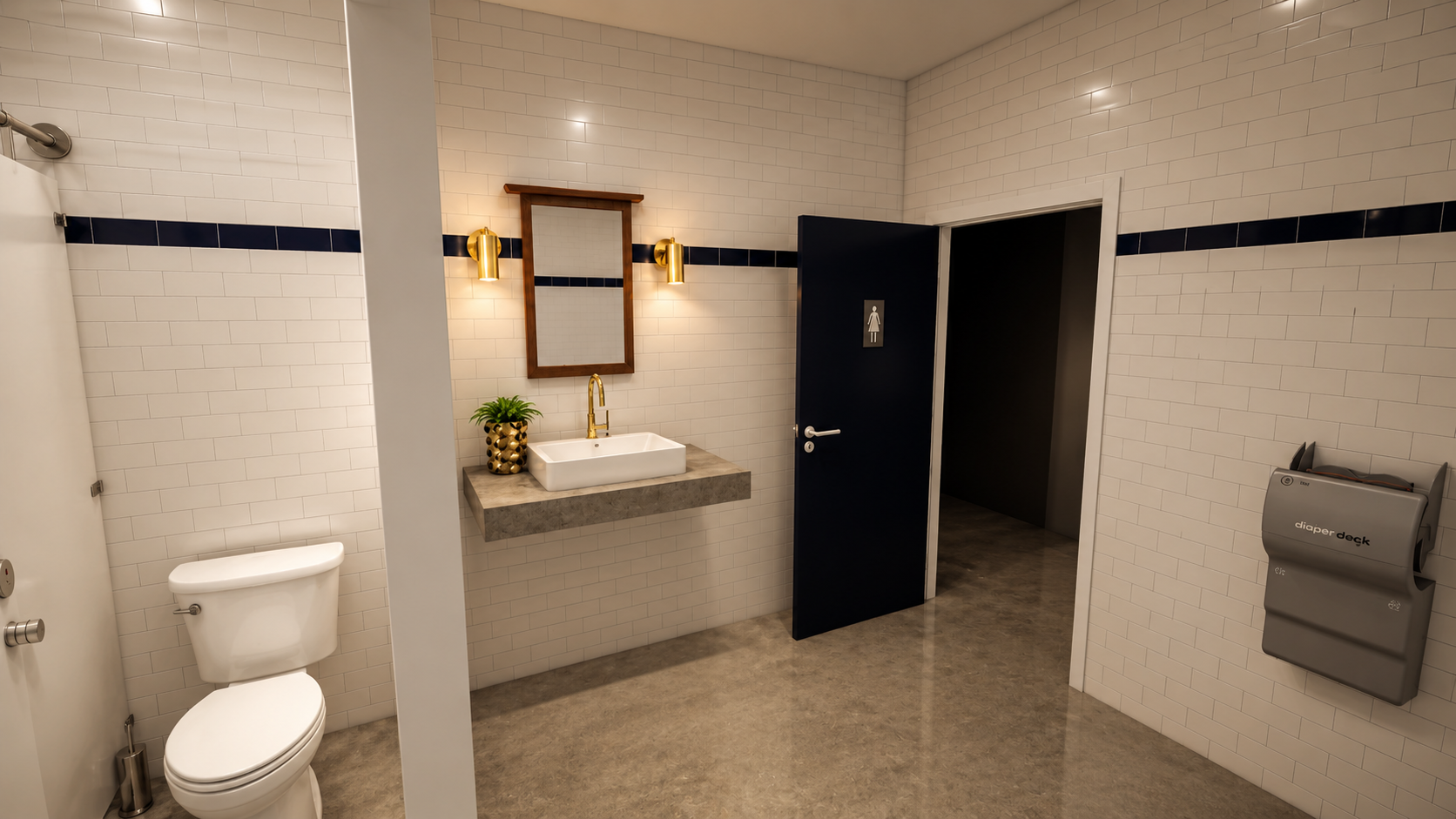 Take Out Depot — Bathroom Detail
